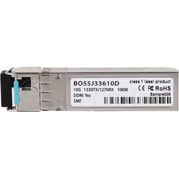 Fiiberoptiline SFP+ transiiver CBO SFP-10G-BX-D 10G 1310nm ühekiuline