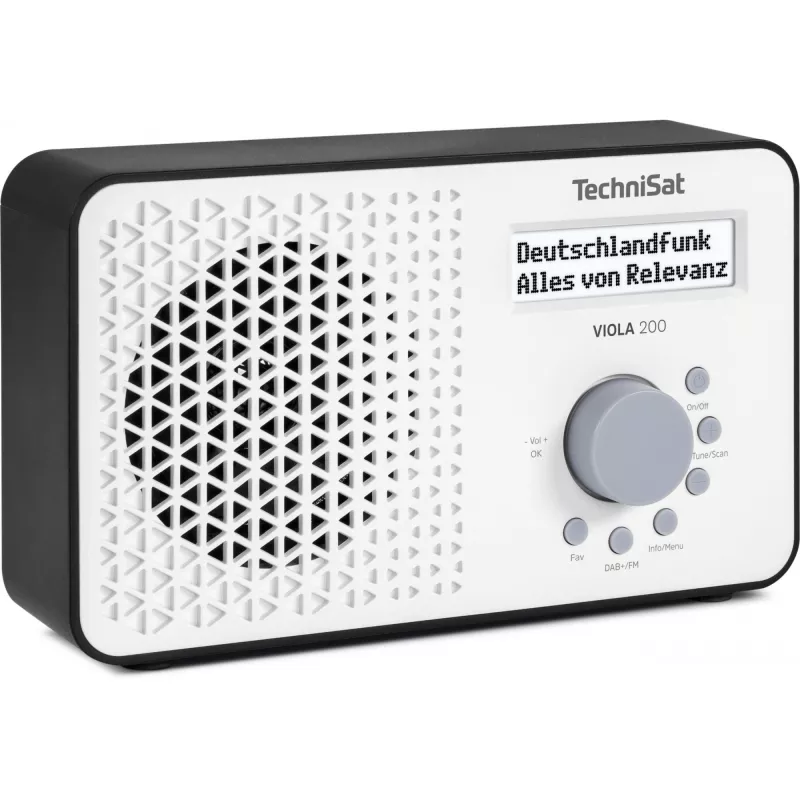 TV-vastuvõtja TECHNISAT VIOLA 200 valge/must HD DVB‑S2