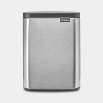 Prügikast BRABANTIA BO 7 L Matt Steel Fingerprint Proof - 7 L mahutavus, matt roostevaba terase välimus
