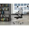 Top e shop DORY SZARY kontoritool – polsterdatud iste, võrk seljatugi, 650×620 mm, kõrgus kuni 122 cm