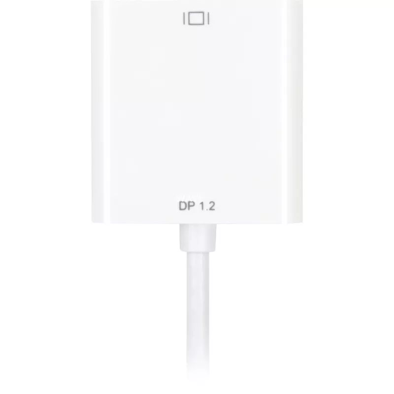 DisplayPort-DVI adapterkaabel Sharkoon 0,15 m valge — DisplayPort 1.2 DVI-le