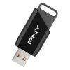 PNY Attaché X, 32 GB, USB tüüp-A, 3.2 Gen 1 (3.1 Gen 1), 130 MB/s, Dia, Must