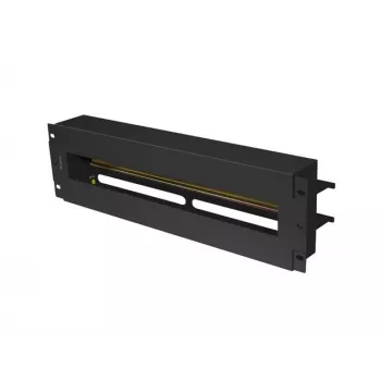 Kaablihalduspaneel Lanberg AK-VDP103-B terasest must 482,5 mm