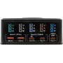 Mitme pordiga laadija Exsys EX-1106 160W, must, mitu USB-väljundporti