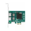 DeLOCK PCI Express x1 kaart 2 x RJ45 Gigabit LAN BCM hall