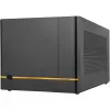 SilverStone SUGO SG14B - torn - Mini-DTX - ilma toiteallikata (ATX / PS/2) - must - USB/Audio (SST-SG14B)