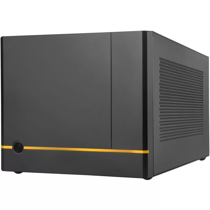 SilverStone SUGO SG14B - torn - Mini-DTX - ilma toiteallikata (ATX / PS/2) - must - USB/Audio (SST-SG14B)