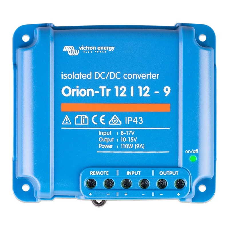 Toiteplokk Orion-Tr 12/12-9A ORI121210110R 110W, DC-DC muundur 12V 12V-le 9A