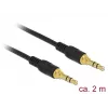 Audiojuhe 3,5 mm DeLOCK 85549 2 m Must
