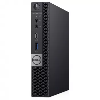 Mini-arvuti tecXL OptiPlex 7070 MP (uuendatud) — Intel Core i3-9100T, 16 GB DDR4, 256 GB SSD, Windows 10 Pro, MFF