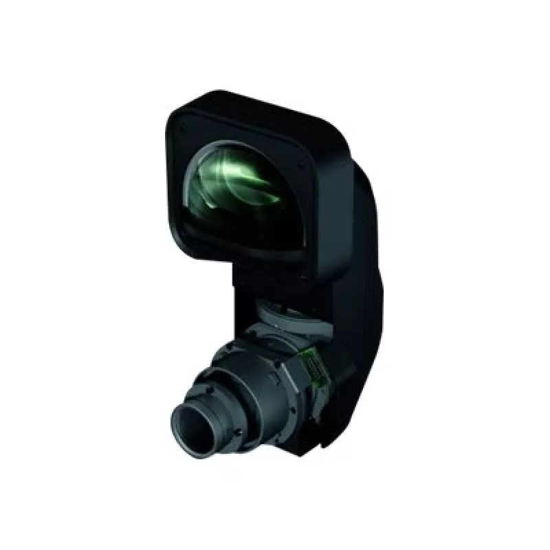 Projektsiooniobjektiiv Epson ELPLX01S — fikseeritud fookuskaugus 5,8 mm, fikseeritud ava 1,9 mm, ühildub valitud Epsoni projektoritega