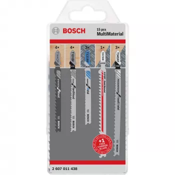 Bosch 2 607 011 438 pusle/saeketta/saagimise saeleht Pusle saeleht Karbiid 15 tk