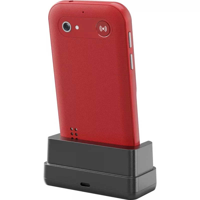 Doro Leva L10 4G, suure nupuga telefon, punane (380571)
