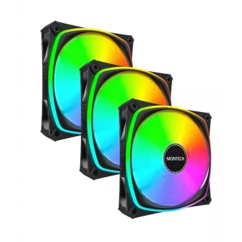 MONTECH AX120 PRO Must 120mm ARGB 3-Pack