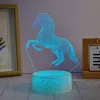 Manta SNL116RGB RGB 3D hobuse dekoratiivne LED-lamp