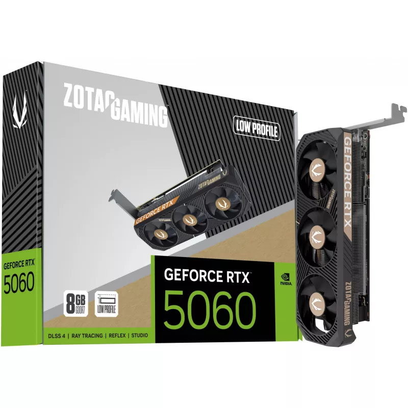 Zotac GAMING GeForce RTX 5060 Low Profile 8 GB GDDR7 graafikakaart