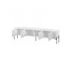 TV-kapp Cama Meble VERA 190x40x50 cm, matt valge, puitlaastplaadist pealispind