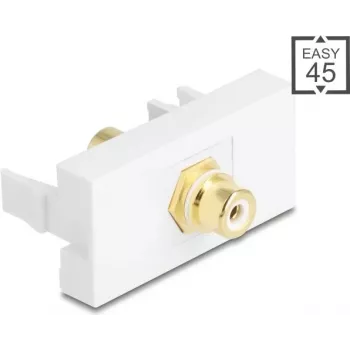 Cinch-pistik DELOCK Easy 45 mudel 90861, kullatud