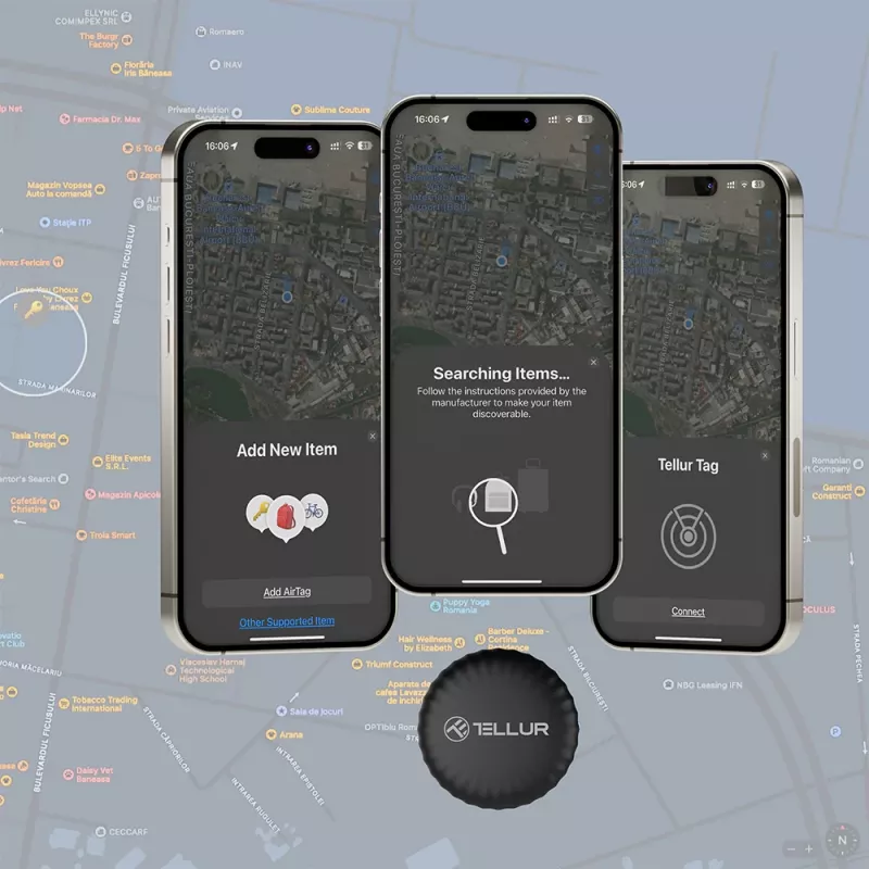 Bluetooth-vastane kadumisjälgija Tellur TLL173021, veekindel, kompaktne võtmeotsija