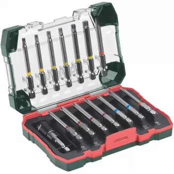 Otsakukomplekt Metabo 626718000 — 15 tk, sorteeritud kruvikeeramisotsakud