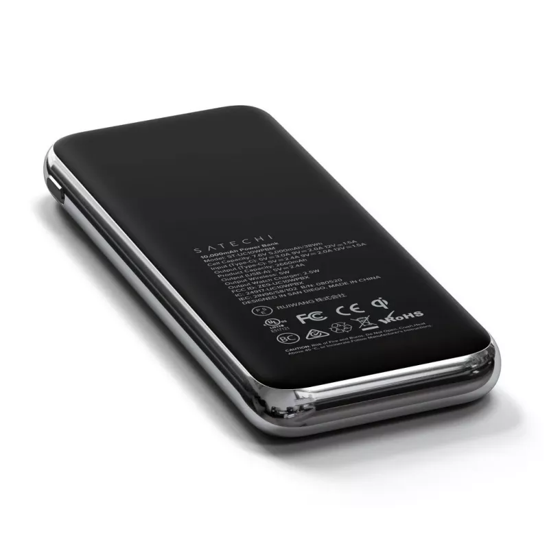 Satechi Quatro juhtmevaba akupank ST-UC10WPBM, 10000 mAh, must