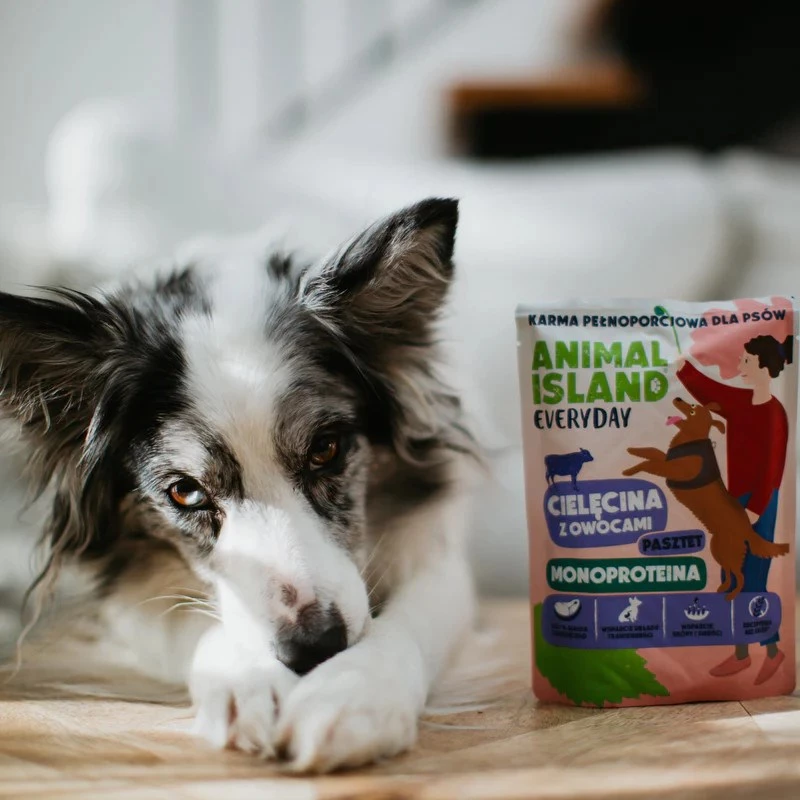 ANIMAL ISLAND Igapäevane Monoproteiin vasikaliha - märg koeratoit - 300g