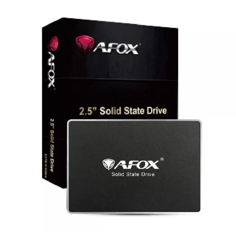 Sisemine 2,5-tolline SSD AFOX SD250-2000GN 2 TB SATA III, 560 MB/s lugemine, 520 MB/s kirjutamine