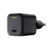 Mobiilseadme laadija roheline Cell CHARGC06, USB-C 33W, Quick Charge 3.0, vahelduvvoolu sisend 100–240V, must