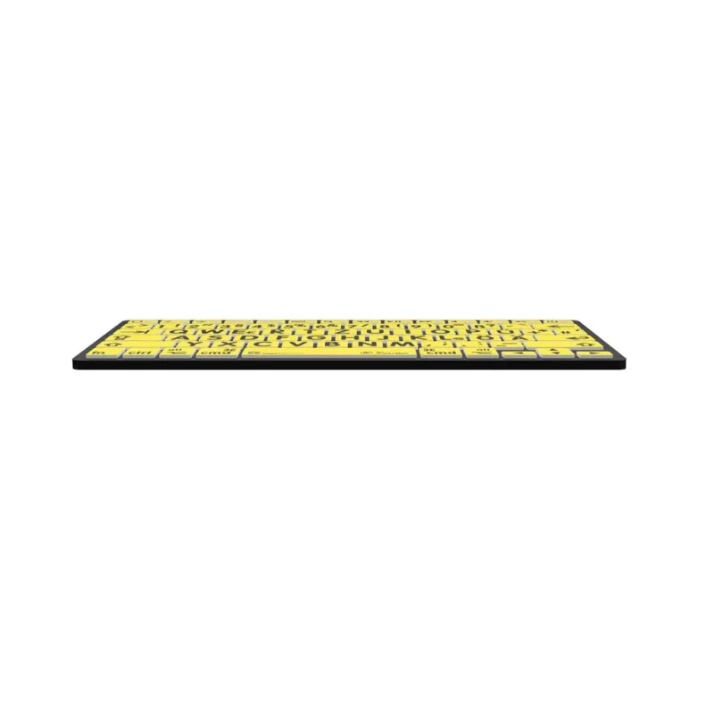 Logickeyboard LKB-LPBY-BTON-DE klaviatuur Bluetooth QWERTZ saksa must - kollane (LKB-LPBY-BTON-DE)