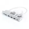 Sülearvuti dokk / pordireplikaator Satechi ST-UCICHS USB 3.2 Gen 1 USB-C, USB-A pordid, SD/MicroSD, hõbedane