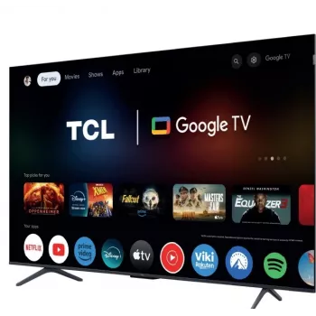 Televiisor TCL 75P81K 75-tolline QLED 4K-ekraan, energiaklass F