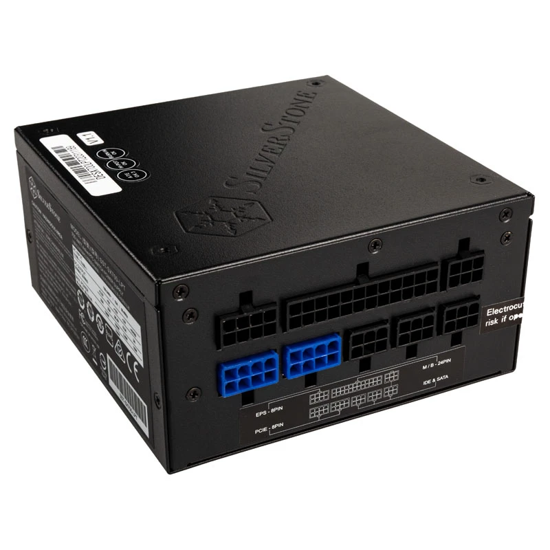 SilverStone SFX-seeria SX700-LPT - V1.1 - toiteplokk (sisemine) - ATX12V 2.4/ EPS12V / SFX-L - 80 PLUS Platinum - AC 120/230 V - 700 Watt - aktiivne PFC - must