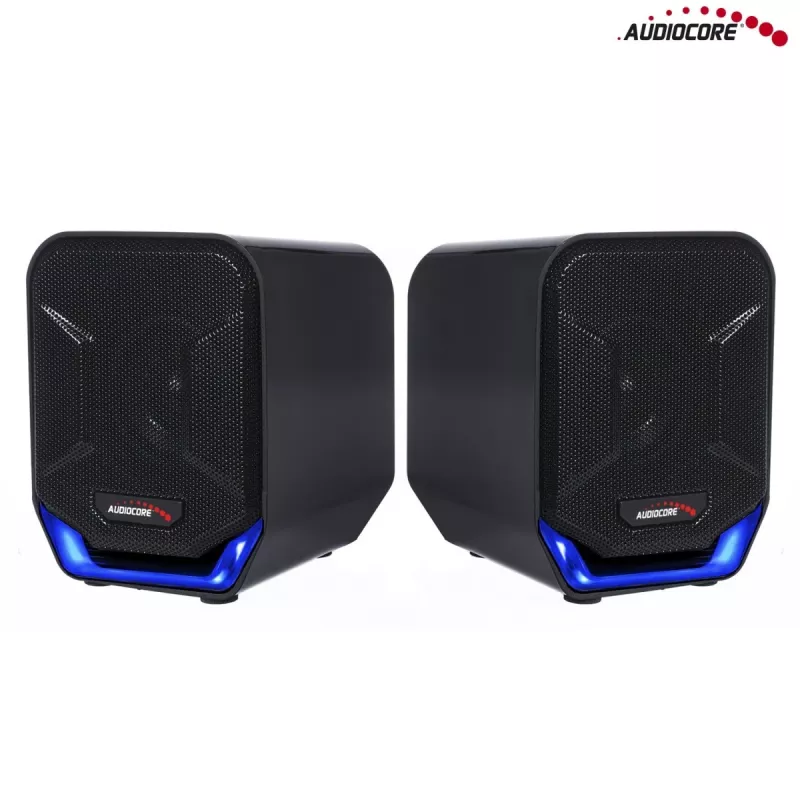 Kõlar Audiocore AC865 2-suunaline juhtmega, 2.0 kanalit, 3 W, must