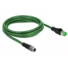 Võrgukaabel DeLOCK 85438 RJ45 Ethernet Cat6 2m Must