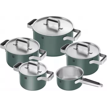 Köögitarvikute komplekt ZWILLING PURE 5-osaline roostevaba teras induktsioonpliidile (MPN 1028854)