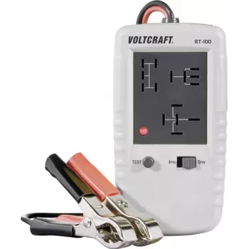 Releede tester Voltcraft RT-100 — releede testimiseks 12 V kuni 230 V