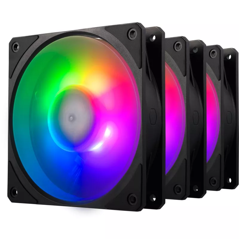 3 COOLER MASTER’i ventilaatori komplekt Mobius 120P ARGB