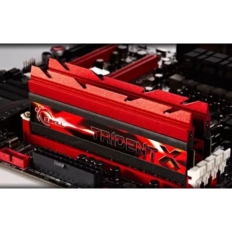 G.Skill TridentX Series - DDR3 - 16 GB : 2 X 8 GB - DIMM 240-PIN - 2400 MHz / PC3-19200 - CL10 - 1.65 V - puhverdamata - mitte-ECC (F3-2400C10D-16GTX)