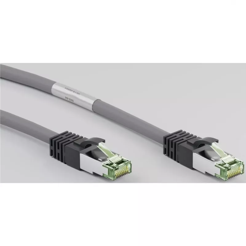 Goobay CAT 8.1 patch-kaabel, S/FTP (PiMF), Hall, 0,5 m - LSZH Halogeenivaba, Vask AWG 24 (55135)