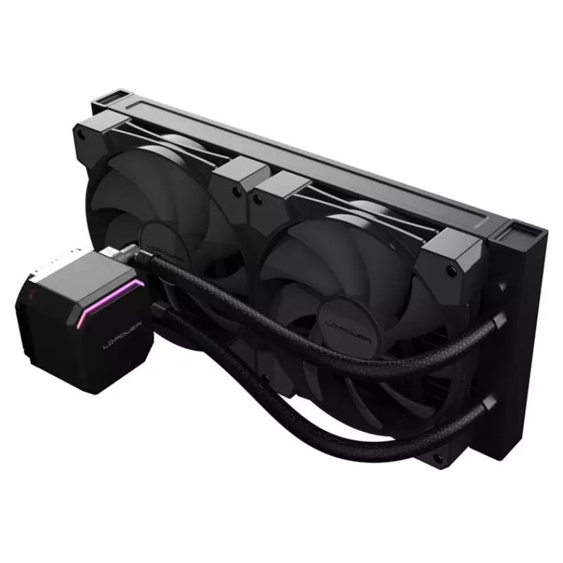 AIO vedelikjahuti LC-Power LC-CC-240-B 12 cm Must