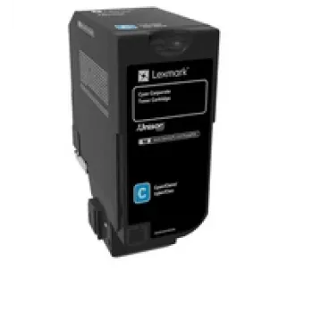 Tonerikassett Lexmark 74C20CE 2500 lehekülge tsüaan