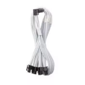 CableMod C-Series Pro ühenduskaabel variant A 90° 16-pin kuni 4×8-pin PCIe, valge