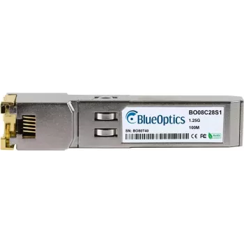 SFP transiiver BlueOptics BO08C28S1 (980-9I251-00IS00-BO) — Vask RJ45, 1000BASE-T, 100 m, 0°C–+70°C