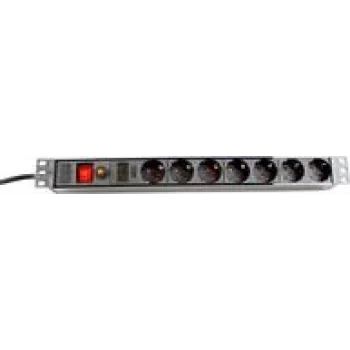 Pikendusjuhe Dexlan 994956 2,5 m 7 vahelduvvoolu pistikupesa siseruumidesse must