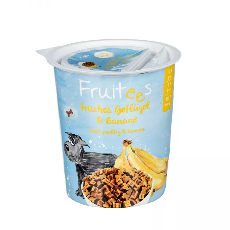 Fruitees 603500200 koera-/kassimaius Banaan, Linnuliha 200 g