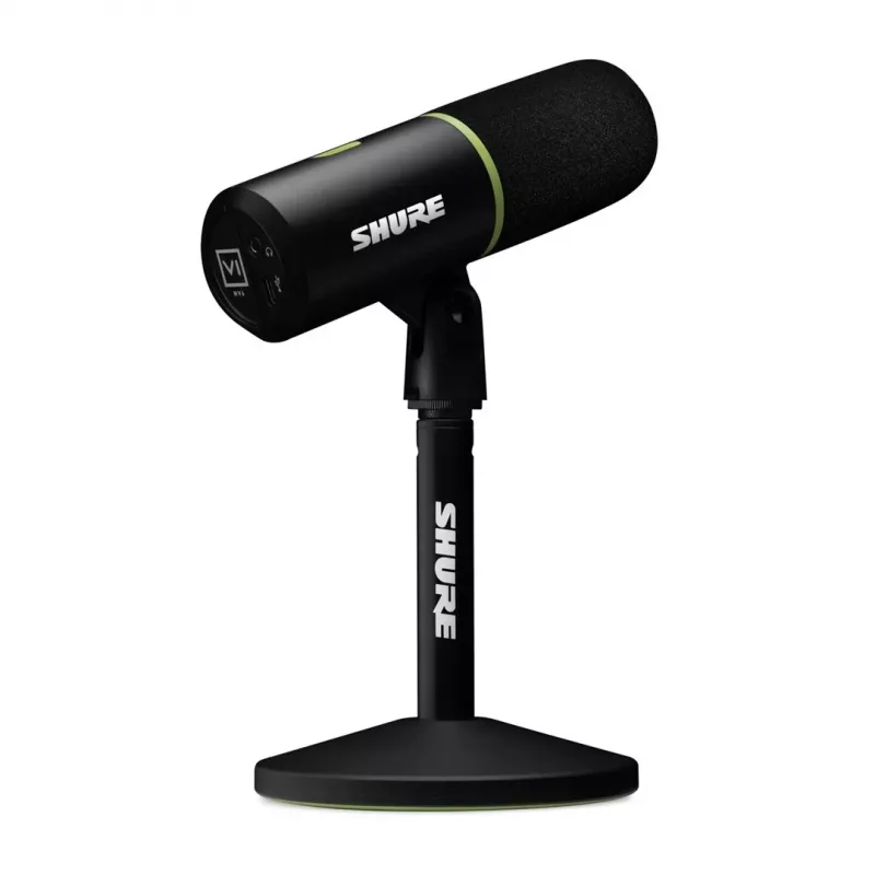 Shure MV6 - USB-C kardioidne dünaamiline mikrofon mängijatele ja striimijatele