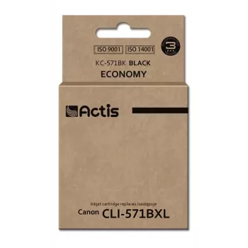 Tindikassett ACTIS KC-571BK Must — ühilduv Canon, pigmendipõhine 12 ml, standardmahuga, üksikpakend