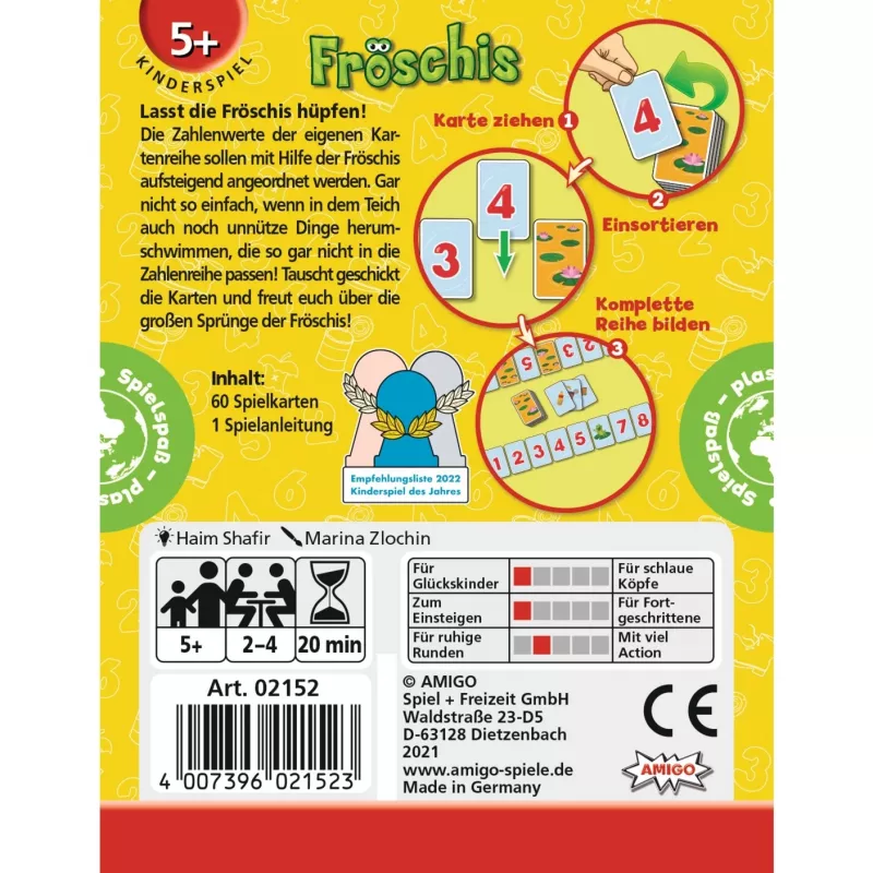 Amigo Froeschis 20-minutiline kaardimäng Koncen