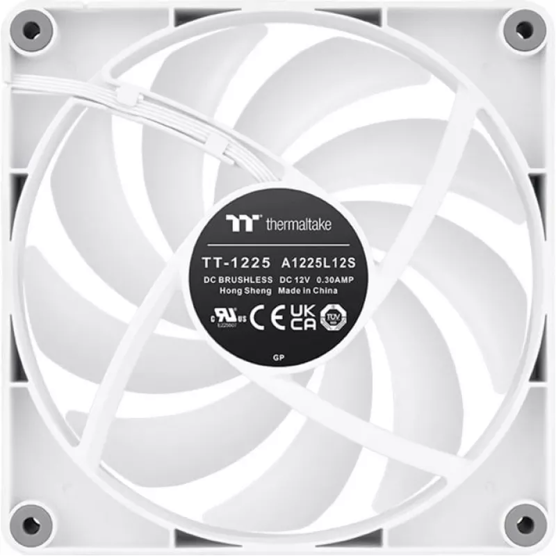 Thermaltake CT120 Reverse ARGB 120mm Valge 2-Pack