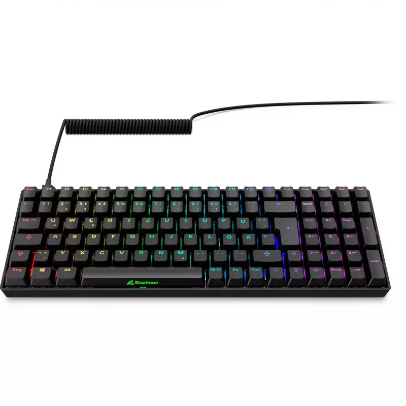 Sharkoon SGK50 S2 klaviatuur Gaming RF Wireless QWERTZ Saksa